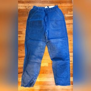 AE Soft Denim High Rise Elastic Waist Paints - Small